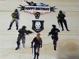 Call of duty personalized edible print premium cake topper frosting sheet 5 size. Call Of Duty Cake Topper Shop Call Of Duty Cake Topper With Great Discounts And Prices Online Lazada Philippines