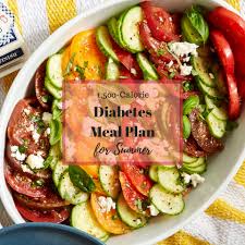 Monitoring your blood sugar at home and communicating with your doctor and an rd will help you find the right meal plan for you. 5 Day Diabetes Meal Plan For Summer Eatingwell