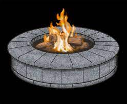 Stone Fire Pit Camping Clip Art PNG - Etsy