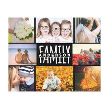 Family 8 Photo Collage Template Plus