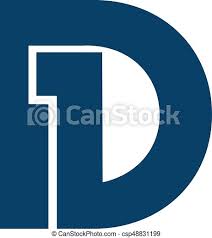 The group signed with simon cowell's record label syco records after forming and finishing third in the seventh series of the british. Initial Letter And Number Symbol D1 And 1d Logo Initial Letter Business Vector Sign Element Canstock
