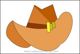 We very much hope that the lesson on how to draw a cowboy was useful for you. How To Draw A Cowboy Hat Step By Step Cute Easy Drawings