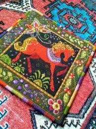 horse tapestry cushion kit horse