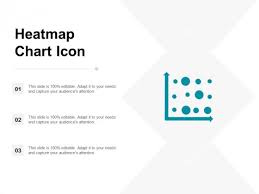 Heatmap Chart Icon Ppt Powerpoint Presentation Icon