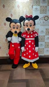 mickey and minnie costume mascots for