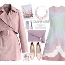 Pastel Pink Trench Coats Howtowear