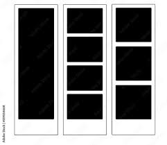 white polaroid frame size 2x6 set