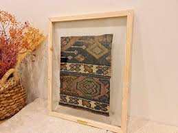Edgy Framed Rug Eclectic Wall Art