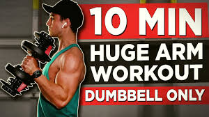 15 minute arm workout dumbbells only