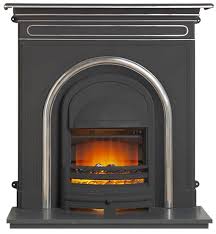 Cast Iron Fireplaces Electric Combination