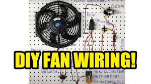 wire an electric radiator fan relay