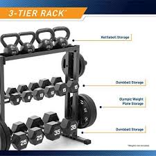 combo weights storage rack for