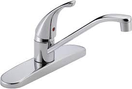 A peerless kitchen faucet repair is fairly straightforward when the faucet has two handles, because diagnosing valve problems is easier when there is one valve dedicated to hot water and the other one to cold. Peerless P110lf 1 2 Inches Chrome Touch On Kitchen Sink Faucets Amazon Com