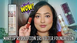makeup revolution irl filter foundation