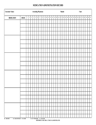 Medication Administration Record Fill Online Printable