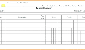12 Accounting General Ledger Format Sopexample