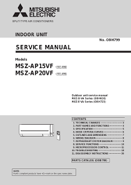 user manual mitsubishi msz ap20vf