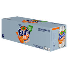 fanta soda orange zero sugar fridge pack