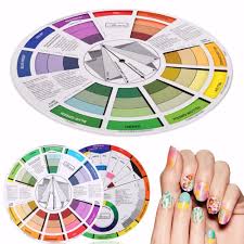 Us 3 38 40 Off 1pc Tattoo Pigment Color Wheel Helpful Round Tattoo Inks Wheels 235mm Diameter Chart Supplies For Nail Art Accessories In Tattoo