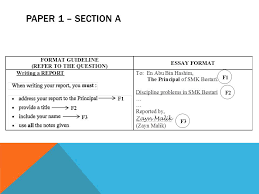 Spm english examination format | english language. Spm Paper 1 Section A Directed Writing Format