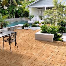 Outdoor Wood Flooring Tiles