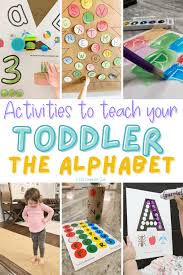 teach your toddler the alphabet