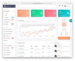 html dashboard template exles