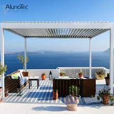 Motorised Louver Roof System Louvered