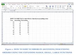 Excel Formula Sort Numbers Ascending Or Descending Excelchat