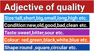 This fda program enables collaborations with stakeholders to focus on continuous improvement and producing quality devices. Adjective Of Quality Adjective Of Quality In English Grammar Youtube