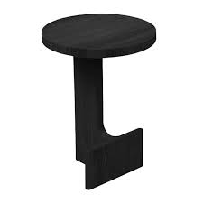 ariake beam side table black finnish