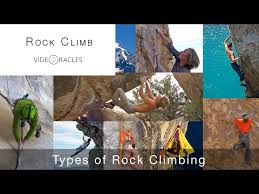 types of rock climbing you