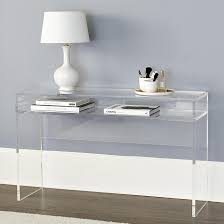 Alissa Clear Acrylic Console Table