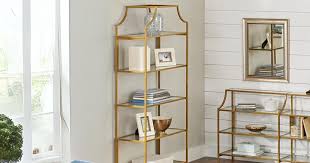 better homes gardens gold bookcase