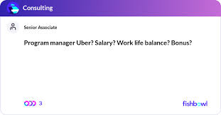 Program Manager Uber Salary Work Life