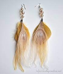 I highly encourage getting once dry, attach the rest of your earrings findings and you're done! How To Make Feather Earrings Infarrantly Creative
