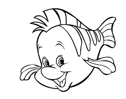 Il Pesce De La Sirenetta Da Colorare Gif Animate Categoria Pesci