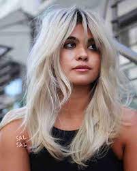 63 best layered hair with bangs for 2024