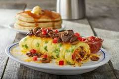 What does IHOP put in their omelettes?