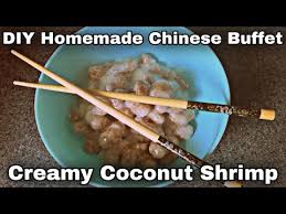 chinese buffet creamy coconut shrimp