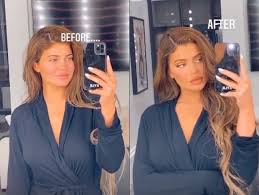 minutes before makeup kylie jenner