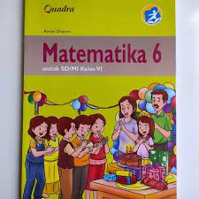 Buku MATEMATIKA kelas 6 SD MI QUADRA - Buku Pelajaran Sekolah | Lazada  Indonesia gambar png