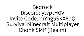 bedrock discord ytvpthgv invite code