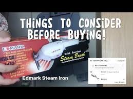 edmark steam brush iron honest review