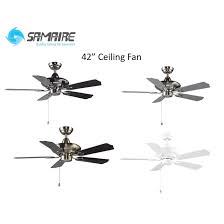 Hyperikon 42 inch ceiling fan, 55w, controlled with remote and pull chain 42 ceiling fan replacement blade lt cherry/maple 5 blades. Samaire Classic 4242 5 Blades 42 Inch Ceiling Fan Shopee Singapore