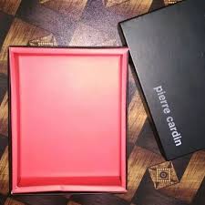 printed rectangular cardboard gift box