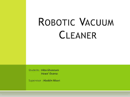 ppt robotic vacuum cleaner powerpoint