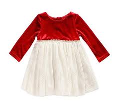 Details About Youngland Girls 6x Red Velvet Ivory Sparkle Holiday Dress Nwt 60