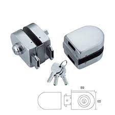 Glass Door Lock Without Drilling Glass