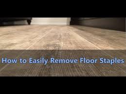 how to easily remove floor staples